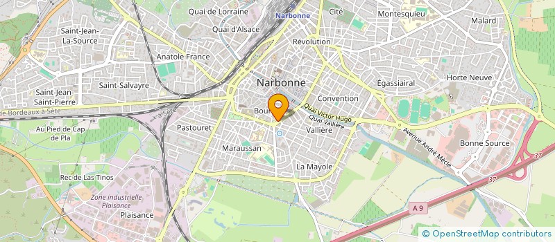 localisation de l'entreprise THE ONE  NARBONNE