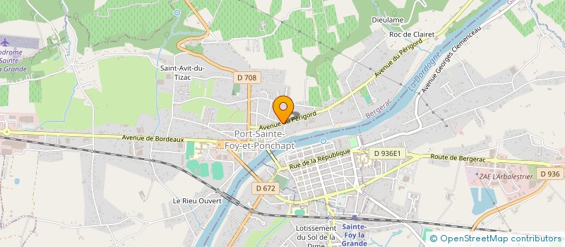 localisation de l'entreprise THE OTHERSIDE  PORT-SAINTE-FOY-ET-PONCHAPT