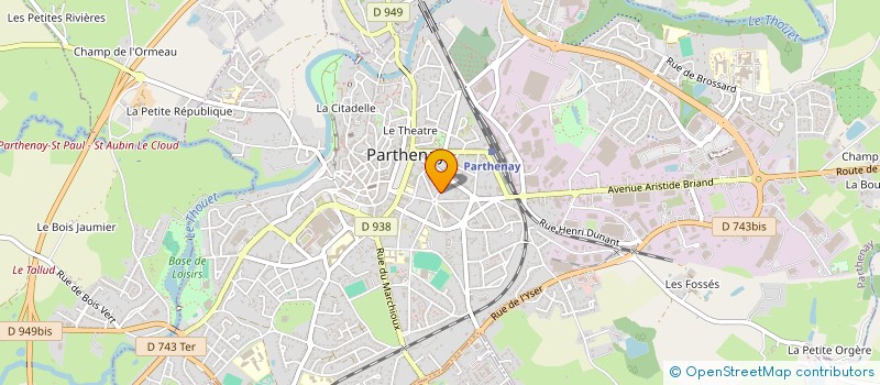 localisation de l'entreprise THE OULAOU FAMOUS BAND  PARTHENAY