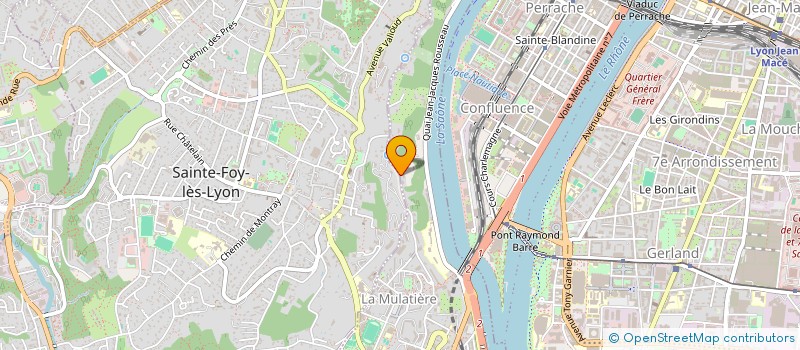 localisation de l'entreprise THE OUTDOOR COMPANY  LA MULATIERE