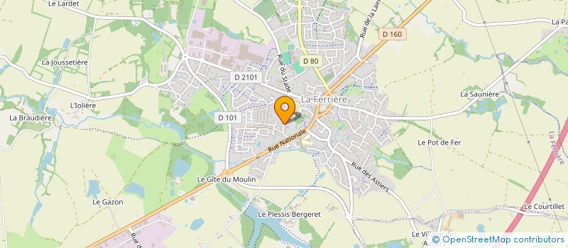 localisation de l'entreprise THE PACLE  LA FERRIERE