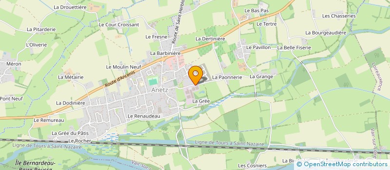 localisation de l'entreprise THE PANACHE  SUCE-SUR-ERDRE