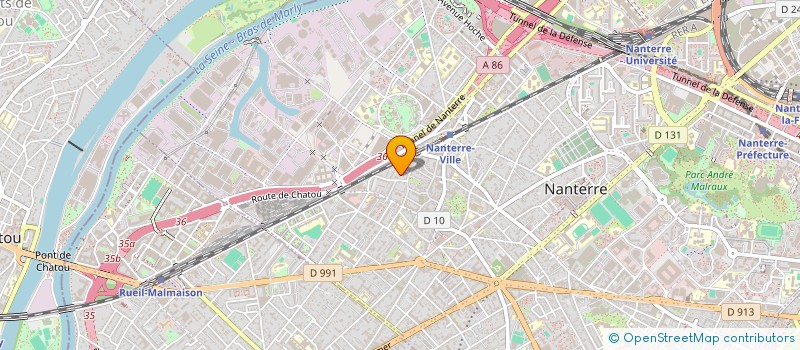 localisation de l'entreprise THE PARISIAN  NANTERRE