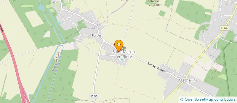 localisation de l'entreprise THE PARTAGE PAPOTAGE  SAINT-MARTIN-EN-BIERE