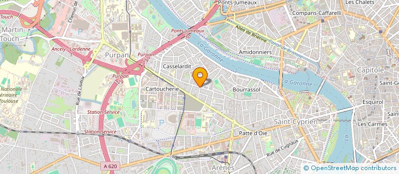 localisation de l'entreprise THE PASSENGERS  TOULOUSE