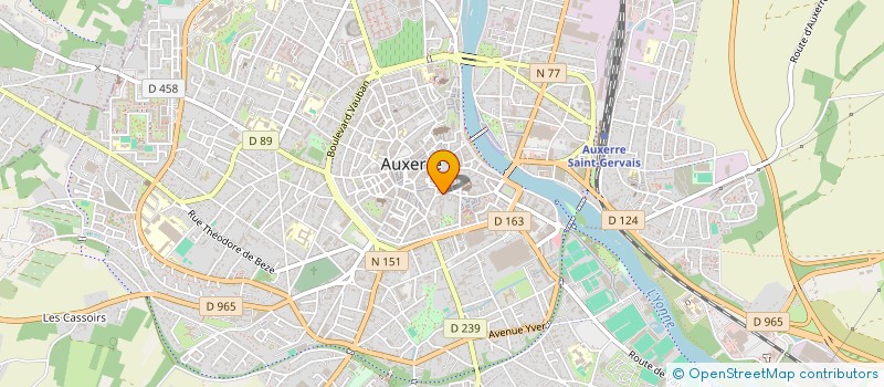 localisation de l'entreprise THE PEARL  AUXERRE