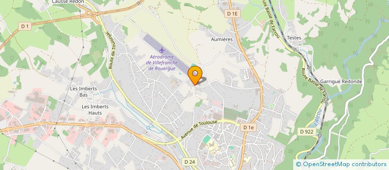 localisation de l'entreprise THE PELICAN'S  VILLEFRANCHE-DE-ROUERGUE