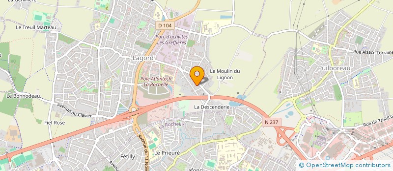 localisation de l'entreprise THE.PHILIPPE  LAGORD