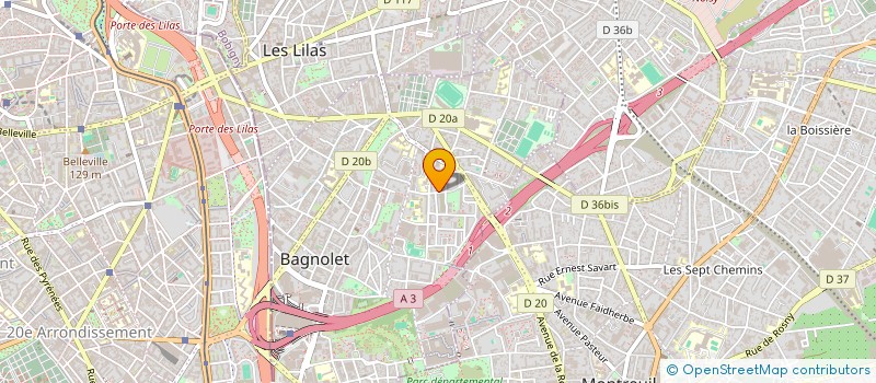 localisation de l'entreprise THE PHOENIX ACADEMY à BAGNOLET