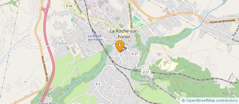 localisation de l'entreprise THE PINK HOUSE  LA ROCHE-SUR-FORON