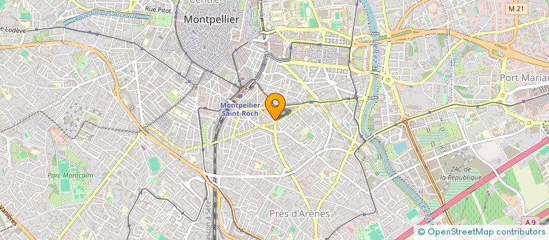 localisation de l'entreprise THE PIZZ'PLACE à MONTPELLIER