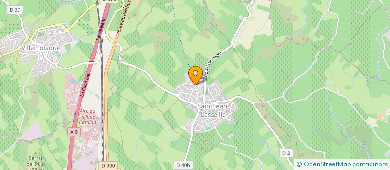 localisation de l'entreprise THE PLACE TO GEEK  SAINT-JEAN-LASSEILLE