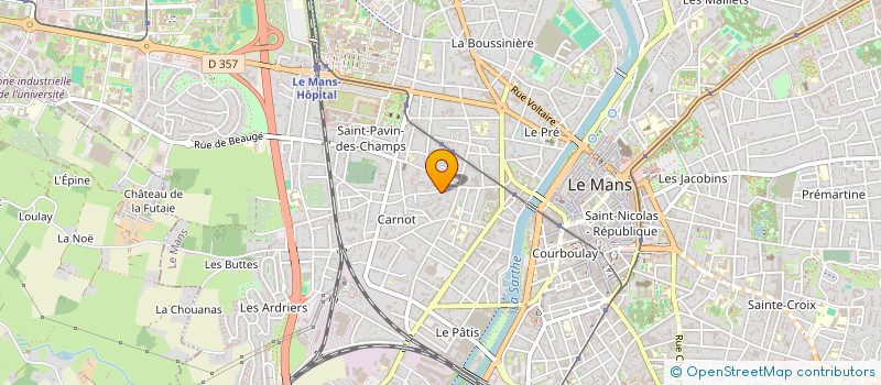 localisation de l'entreprise THE PLACE TOUBIB  LE MANS