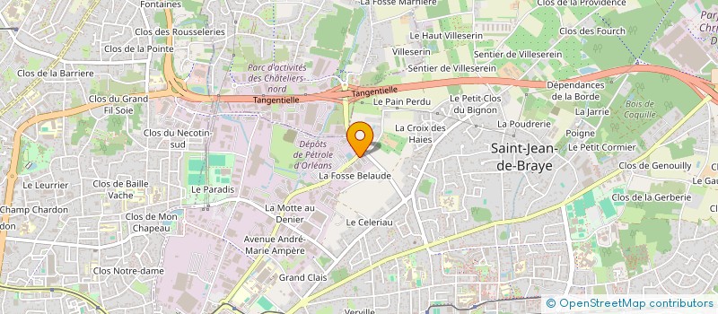 localisation de l'entreprise THE PODIUM à SAINT-JEAN-DE-BRAYE