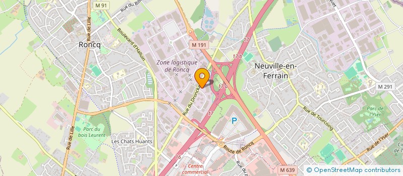 localisation de l'entreprise THE PRINT HOUSE  RONCQ