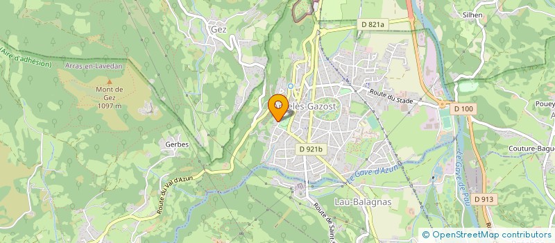 localisation de l'entreprise THE PYRENEES  ARGELES-GAZOST