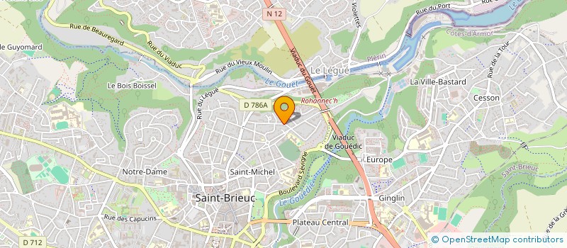 localisation de l'entreprise THE QUALITY AND HEALTH ADVISORS à SAINT-BRIEUC