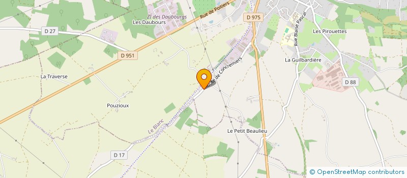 localisation de l'entreprise THE RANKING COMPANY à LE BLANC