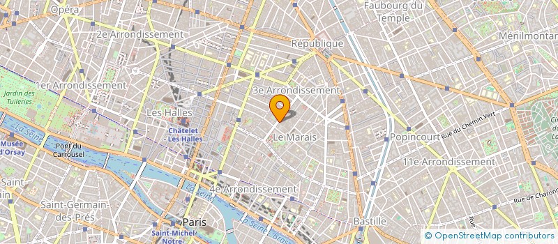 localisation de l'entreprise THE (RE) DESIGN GROUP FR  PARIS