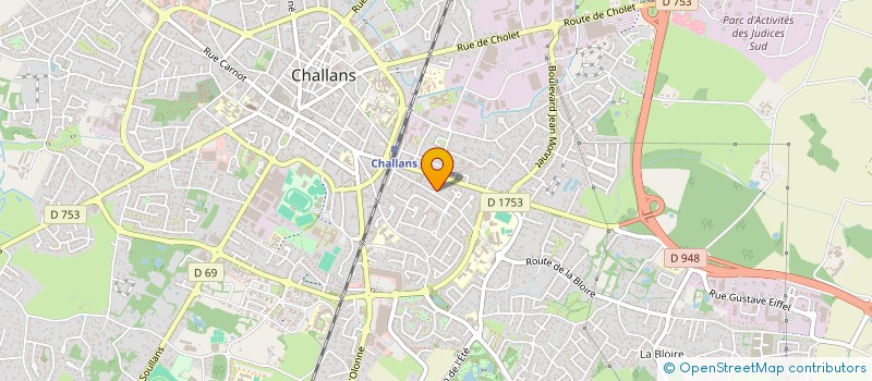 localisation de l'entreprise THE RETAIL LAB à CHALLANS
