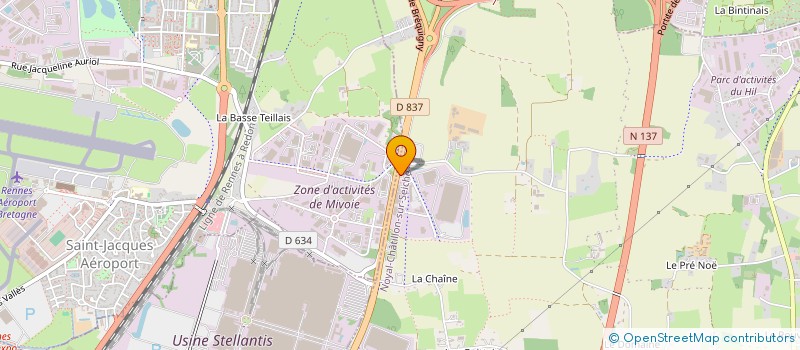 localisation de l'entreprise THE ROAD VALLON  NOYAL-CHATILLON-SUR-SEICHE