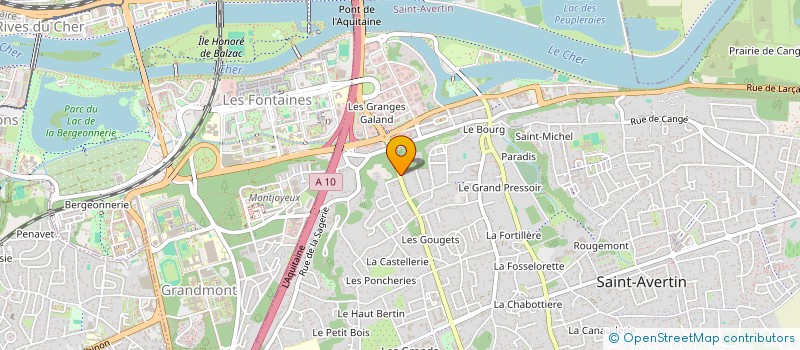 localisation de l'entreprise THE ROADERS  SAINT-AVERTIN