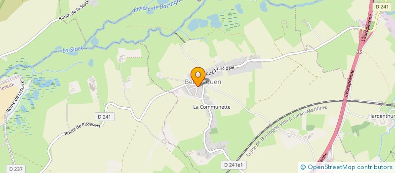 localisation de l'entreprise THE ROCK N SOUL MUSICAL ASSOCIATION  BEUVREQUEN