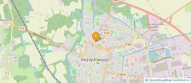 localisation de l'entreprise THE ROOF  VITRY-LE-FRANCOIS