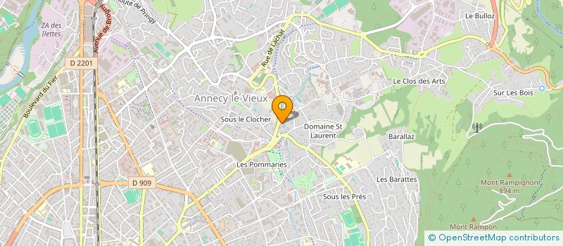 localisation de l'entreprise THE ROSTER à ANNECY