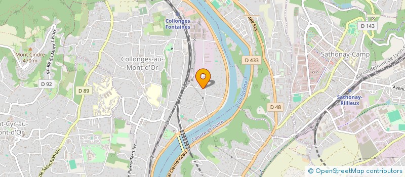 localisation de l'entreprise THE ROUGET COMPAGNY  COLLONGES-AU-MONT-D'OR