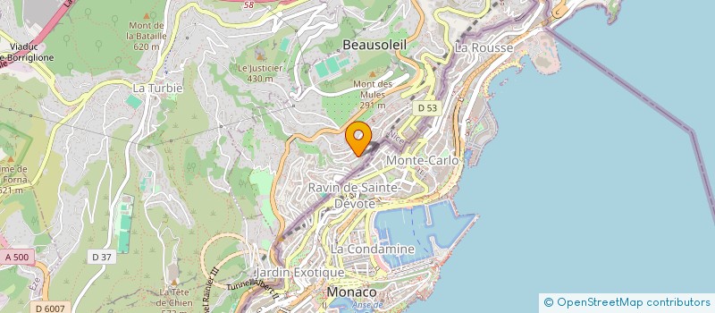 localisation de l'entreprise THE ROYAL LIVINGS  BEAUSOLEIL