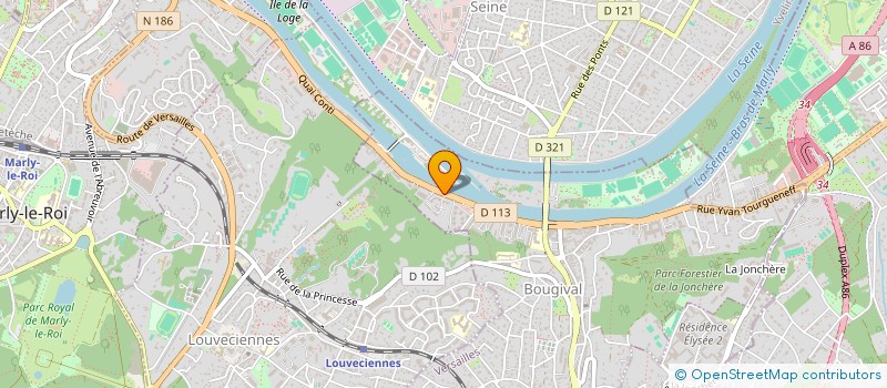 localisation de l'entreprise THE SAILING BRAIN CONSULTING à BOUGIVAL