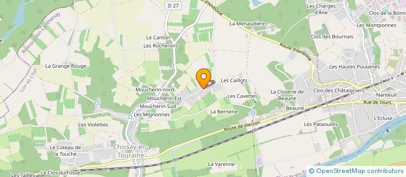 localisation de l'entreprise THE SALAMANDER ASSOCIATION  CHISSAY-EN-TOURAINE