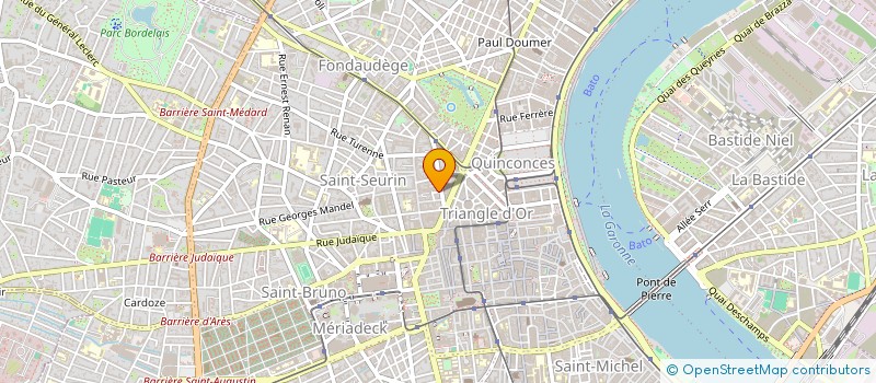 localisation de l'entreprise THE SALTY HAIR  BORDEAUX