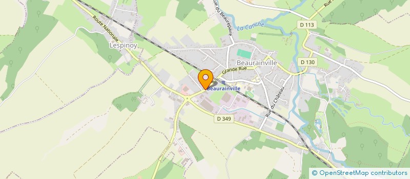 localisation de l'entreprise THE SAND FOOLS  BEAURAINVILLE