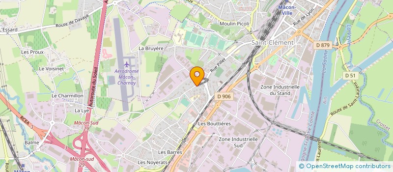 localisation de l'entreprise THE SAONE ET LOIRE  MACON