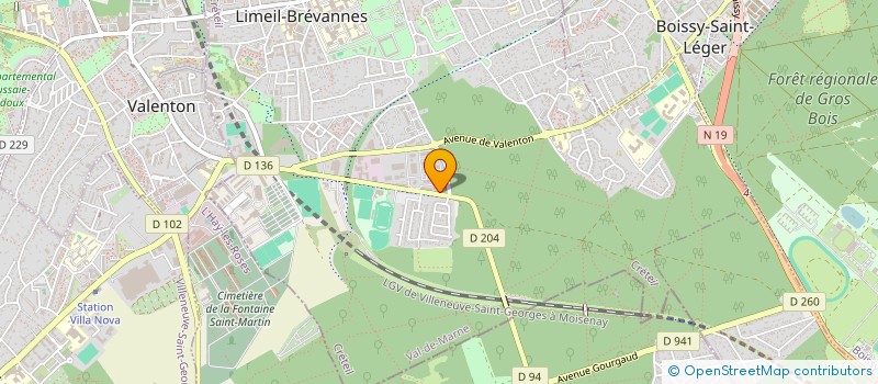 localisation de l'entreprise THE SECRET  LIMEIL-BREVANNES