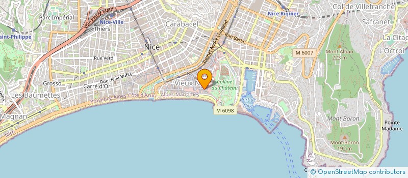 localisation de l'entreprise THE SERVICE COURSE NICE à NICE