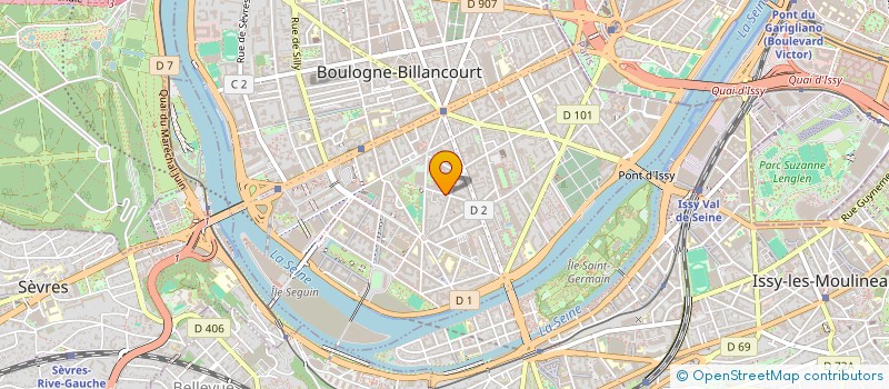 localisation de l'entreprise THE SHAKER COMPANY  BOULOGNE-BILLANCOURT