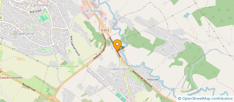 localisation de l'entreprise THE SICILIAN TOUCH  VALDURENQUE