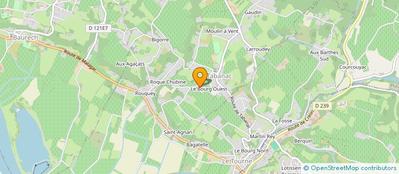 localisation de l'entreprise THE SIFUNKY SOCIETY  TABANAC