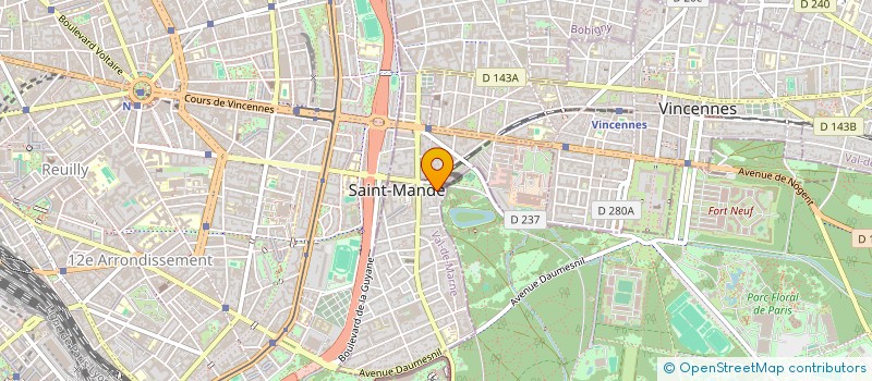 localisation de l'entreprise THE SIMONES à SAINT-MANDE