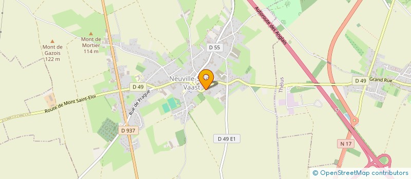 localisation de l'entreprise THE SISTERS' CANTEEN  NEUVILLE-SAINT-VAAST