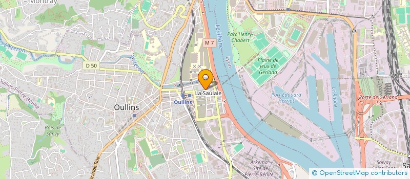 localisation de l'entreprise THE SMALL AND THE TALL IMMOBILIERE  OULLINS-PIERRE-BENITE