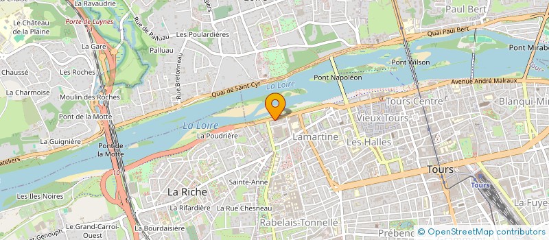 localisation de l'entreprise THE SOULFULL à TOURS