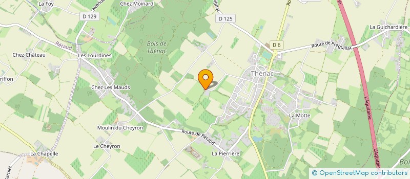 localisation de l'entreprise THE SOULMATES  THENAC