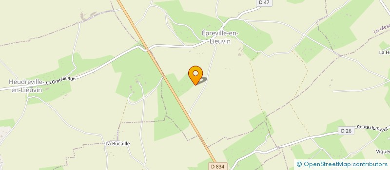 localisation de l'entreprise THE SOUND GARDENER  EPREVILLE-EN-LIEUVIN