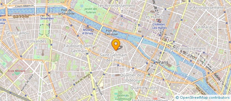 localisation de l'entreprise THE SPACE à PARIS