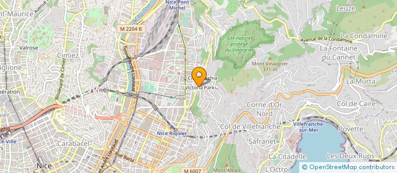 localisation de l'entreprise THE SPEED SERVICES OG TRANSPORT à NICE