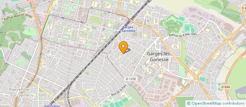 localisation de l'entreprise THE SPORT ODYSSEY  GARGES-LES-GONESSE